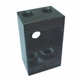 Teddico Bwf Electrical Box, 18.3 cu in, Outlet Box, 1 Gang, Die Cast Metal, Rectangular B5-22V